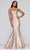 Faviana - S10426 Strapless Sweetheart Metallic Jersey Mermaid Dress Prom Dresses 00 / Copper