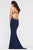 Faviana - S10470 Beaded Back Cut Out Sheath Dress Prom Dresses