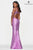 Faviana - S10636 V-Neck Cut-Out Back Sequin Prom Dress Prom Dresses 00 / Orchid