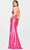 Faviana S10801 - Deep V-Neck Satin Evening Gown Evening Dresses