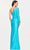 Faviana S10827 - Ruched Asymmetric Evening Dress Evening Dresses