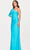 Faviana S10827 - Ruched Asymmetric Evening Dress Evening Dresses