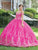 Fiesta Gowns 56463 - Arched Detail Glittered Ball Gown Special Occasion Dress