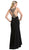 Fitted Evening Dress with Slit Dress