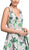 Floral Print Deep V-neck A-line Prom Dress Dress