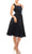 Gabby Skye - 57677MG Notched Square Neckline Jacquard Midi Dress Homecoming Dresses