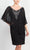 Glamour GRN989 - Embellished Cape Formal Dress Cocktail Dresses