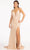 GLS by Gloria GL3029 - Beaded Sweetheart High Slit Dress Prom Dresses XS / Champagne