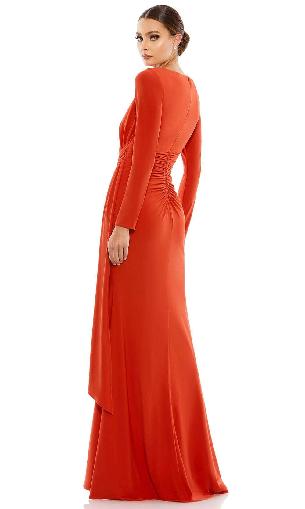 Ieena Duggal 26714 - Ruche Draped Sheath Evening Dress – Couture Candy