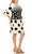 ILE Clothing - SCP1082 Polka Dots Sheath Short Dress Holiday Dresses