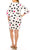 ILE Clothing - SCP1082 Polka Dots Sheath Short Dress Holiday Dresses