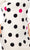 ILE Clothing - SCP1082 Polka Dots Sheath Short Dress Holiday Dresses