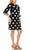 ILE Clothing - SCP1082 Polka Dots Sheath Short Dress Holiday Dresses