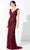 Ivonne D by Mon Cheri - 220D27 Beaded Sheath Gown Evening Dresses 4 / Merlot