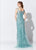 Ivonne D for Mon Cheri - Embroidered Scoop Gown 119D51 CCSALE 12 / Dark Aqua