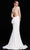 J'Adore Dresses J12002 - Halter Scoop Neck Lace Evening Gown Special Occasion Dress