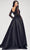 J'Adore Dresses J17012 - Embroidered V-Neck Prom Ballgown Special Occasion Dress