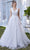 J'Adore Dresses J21032 - Sleeveless V-Neck A-line Long Dress Special Occasion Dress 2 / Ivory