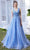 J'Adore Dresses J21032 - Sleeveless V-Neck A-line Long Dress Special Occasion Dress 2 / Lilac