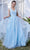 J'Adore Dresses J21032 - Sleeveless V-Neck A-line Long Dress Special Occasion Dress