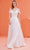 J'Adore Dresses J22036 - Cold-Shoulder Sleeve A-line Dress Special Occasion Dress 2 / Ivory