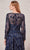 J'Adore - J18026 Long Sleeve Glitter Print A-Line Gown Special Occasion Dress