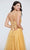 J'Adore - J20005 Plunging V-Neck High Slit Gown Special Occasion Dress