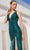 J'Adore - JM101 Plunging Neck Crisscross Strap Open Back Sequin Gown Special Occasion Dress