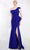 Janique 23014 - Cap Sleeve Mermaid Prom Gown Special Occasion Dress 2 / Royal