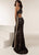 Jasz Couture - 6220 Beaded Lace Halter Neck Sheath Dress Special Occasion Dress