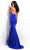 Jasz Couture - 7300 Strapless Folded Bateau Neck Formal Dress CCSALE