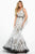 Jasz Couture - V-Neck Embroidered  Prom Dress 7003 - 1 pc Black/White In Size 2 Available CCSALE 2 / Black/White