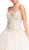 Jeweled Strapless Sweetheart Evening Ballgown Dress