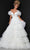 Johnathan Kayne 2522 - Sweetheart Ruffled Ballgown Evening Dresses 00 / Soft White