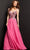 Jovani 000297 - Butterfly Motif Chiffon Prom Dress Prom Dresses 00 / Fuchsia