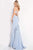 Jovani - 00625 Embellished Deep V-neck Trumpet Dress Pageant Dresses