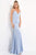 Jovani - 00625 Embellished Deep V-neck Trumpet Dress Pageant Dresses