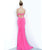 Jovani - 00625 Embellished Deep V-neck Trumpet Dress Pageant Dresses