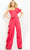 Jovani 02617 - One Shoulder Ruffle Prom Jumpsuit Formal Pansuits