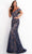 Jovani - 02912 Sequined Off Shoulder Trumpet Dress Evening Dresses