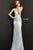 Jovani - 04810 Strapless Geometric Sequined Dress Prom Dresses