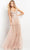 Jovani 05465 - Sleeveless Low-cut V-Neck Evening Gown Prom Dresses