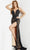 Jovani 05850 - Lace Plunging Neck Evening Dress Evening Dresses