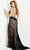 Jovani 05850 - Lace Plunging Neck Evening Dress Evening Dresses