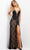 Jovani 05850 - Lace Plunging Neck Evening Dress Evening Dresses