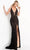 Jovani 06097 - Plunging V-Neck Lace Prom Gown Prom Dresses