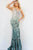 Jovani - 06469 Sequined Two Tone Trumpet Dress Prom Dresses