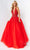 Jovani - 06598 Beaded Sleeveless Halter Ballgown Prom Dresses