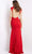 Jovani - 06859 High Neck Trumpet Gown With Slit Special Occasion Dress