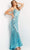 Jovani - 07627 V-Neck Backless Sheath Dress Prom Dresses